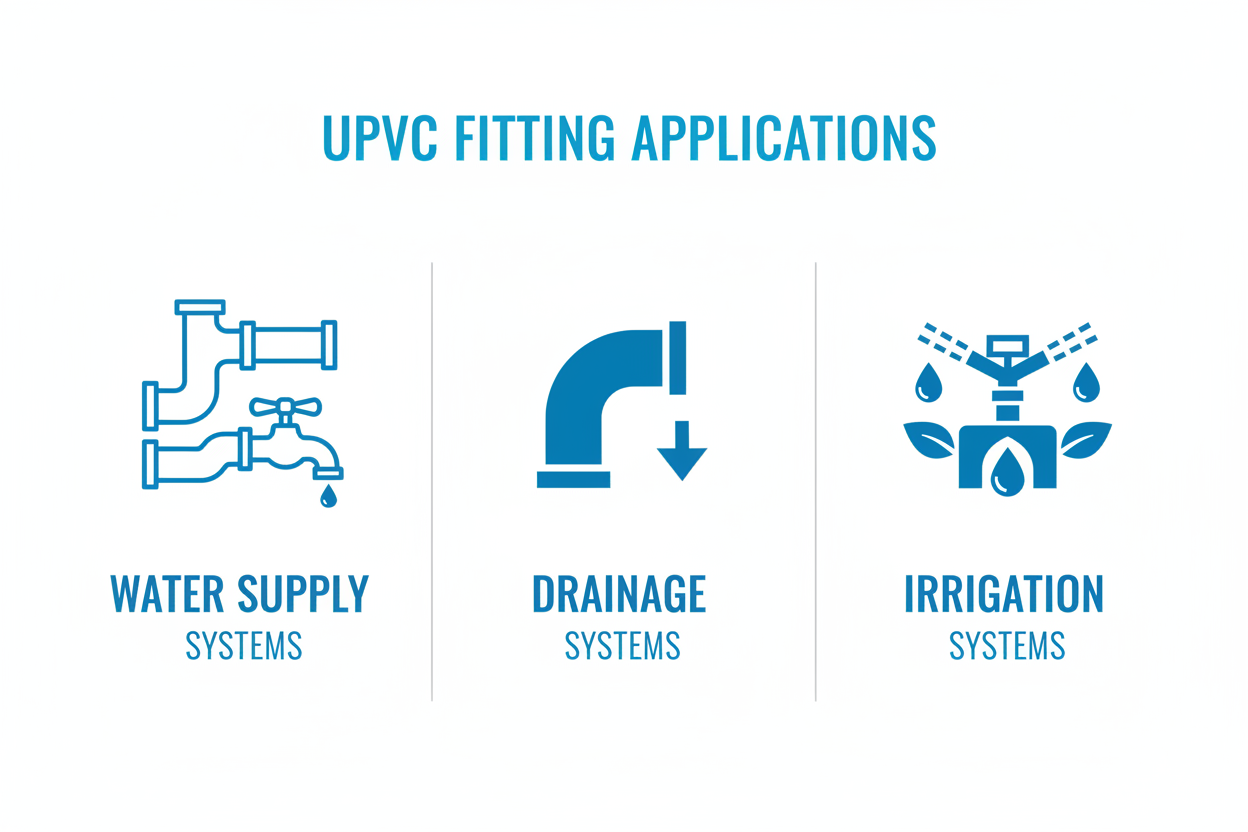 UPVC Clean Insert Applications - Water Supply, Drainage, Irrigation Systems