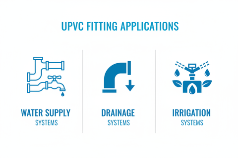 UPVC Clean Insert Applications - Water Supply, Drainage, Irrigation Systems