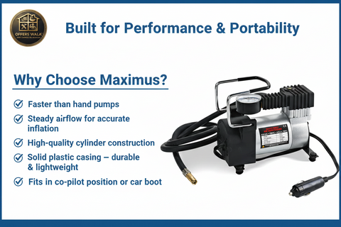 Maximus Air Compressor - Built for Performance & Portability