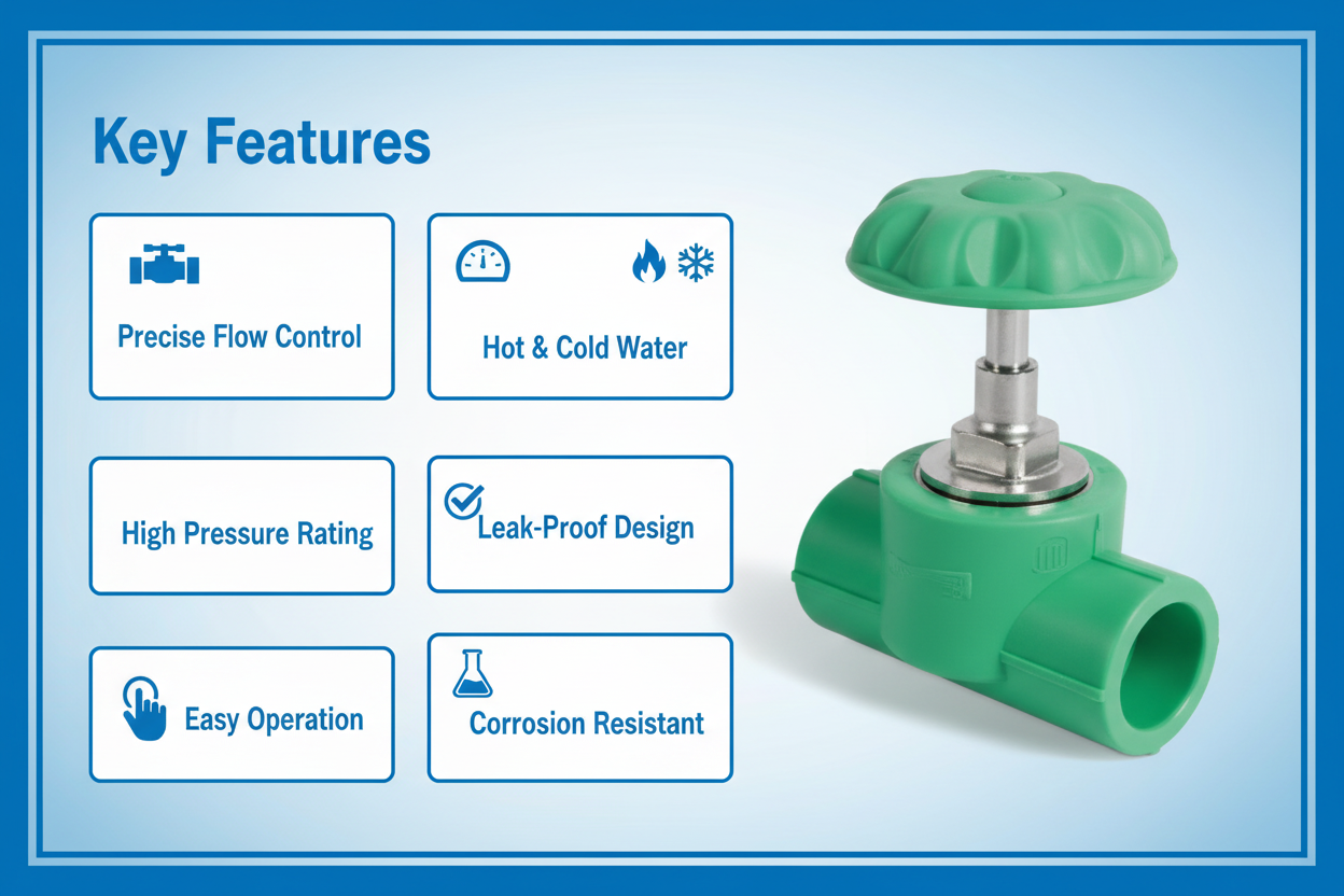 Globe Valve Key Features - Flow control, high pressure, corrosion resistant