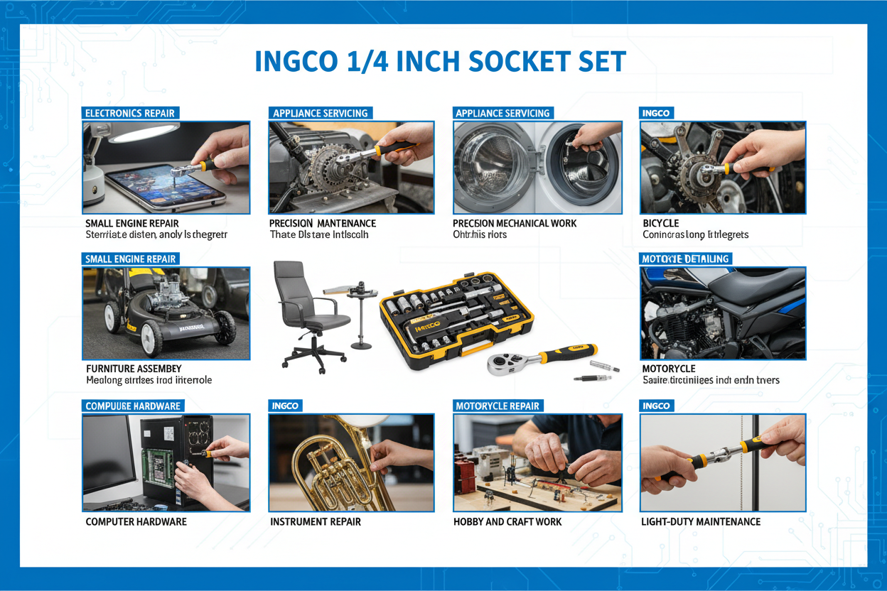 Ingco Socket Set Applications and Use Cases