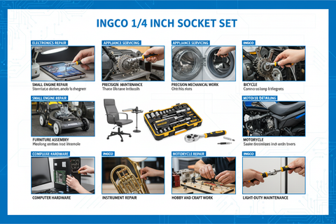 Ingco Socket Set Applications and Use Cases