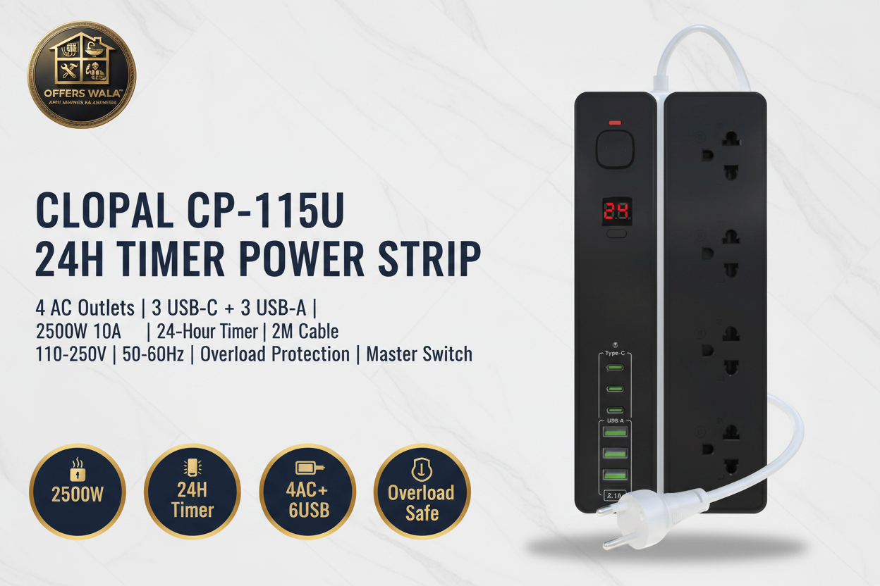 Clopal CP-115U 24H Timer Extension – Hero Banner A+ Image