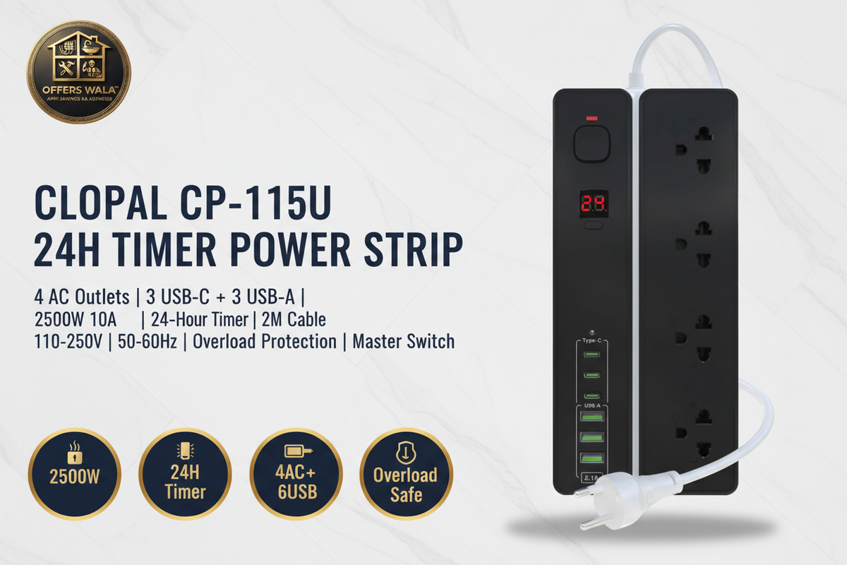 Clopal CP-115U 24H Timer Extension – Hero Banner A+ Image