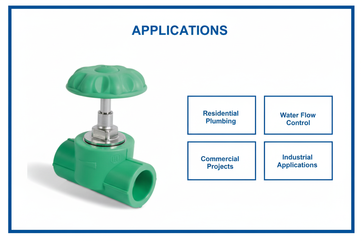 Globe Valve Applications - Residential, commercial, industrial, flow control
