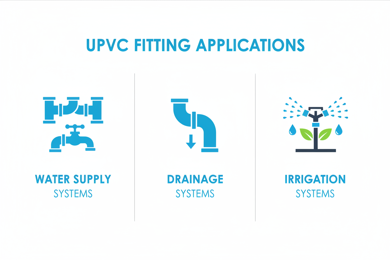 UPVC Clean Insert Applications - Water Supply, Drainage, Irrigation Systems