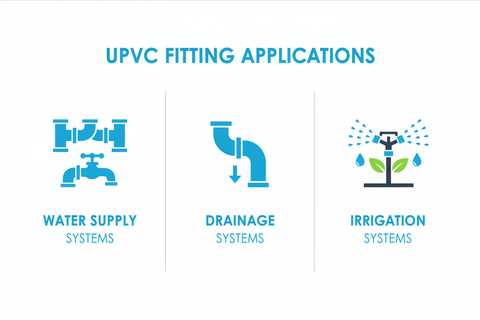 UPVC Clean Insert Applications - Water Supply, Drainage, Irrigation Systems