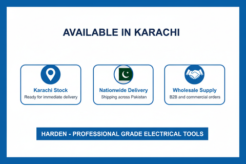 Availability banner - Karachi stock, nationwide Pakistan delivery, wholesale supply