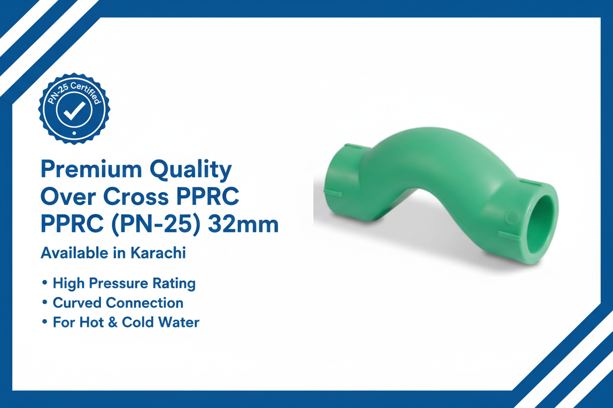 Premium PPRC Over Cross 32mm PN-25 - Available in Karachi