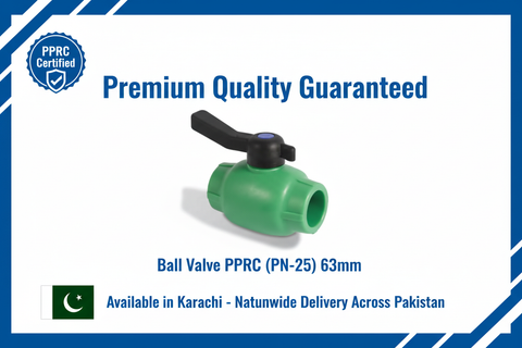 Ball Valve PPRC PN-25 63mm Quality Certification