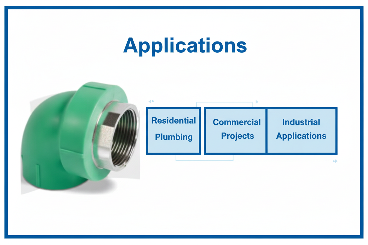 Elbow Female PPRC PN-25 40mm*1-1/4"