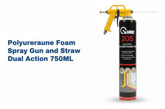 Polyurethane Foam Spray Gun and Straw Dual Action 750ML