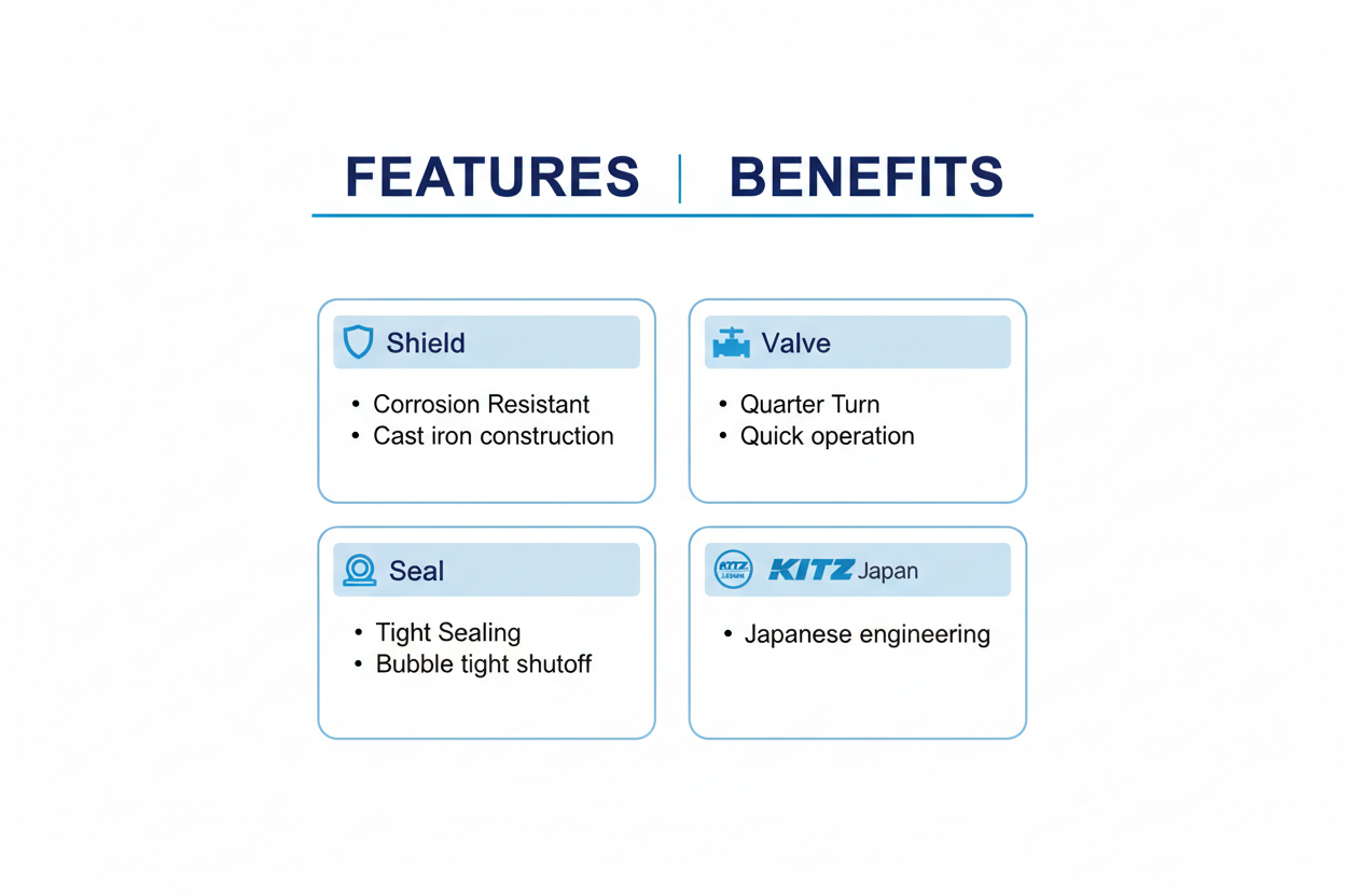 Butterfly Valve KITZ Japan - Features & Benefits