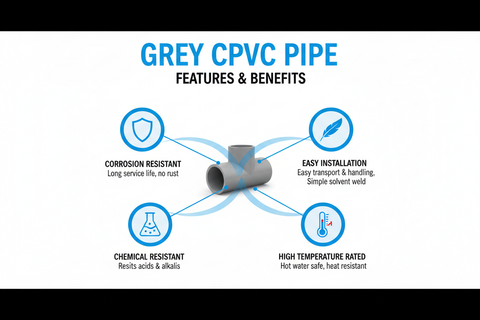 Grey CPVC Pipe Features and Benefits