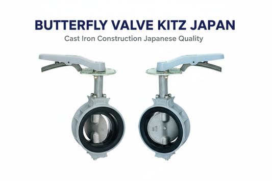 Butterfly Valve KITZ Japan - Cast Iron Construction Japanese Quality