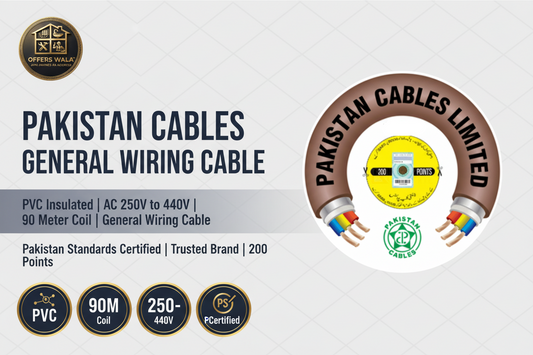 Pakistan Cables General Wiring Cable – Hero Banner A+ Image