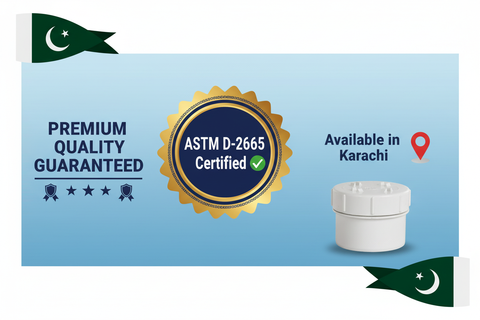 ASTM D-2665 Certified - Premium Quality UPVC Clean Insert Available in Karachi