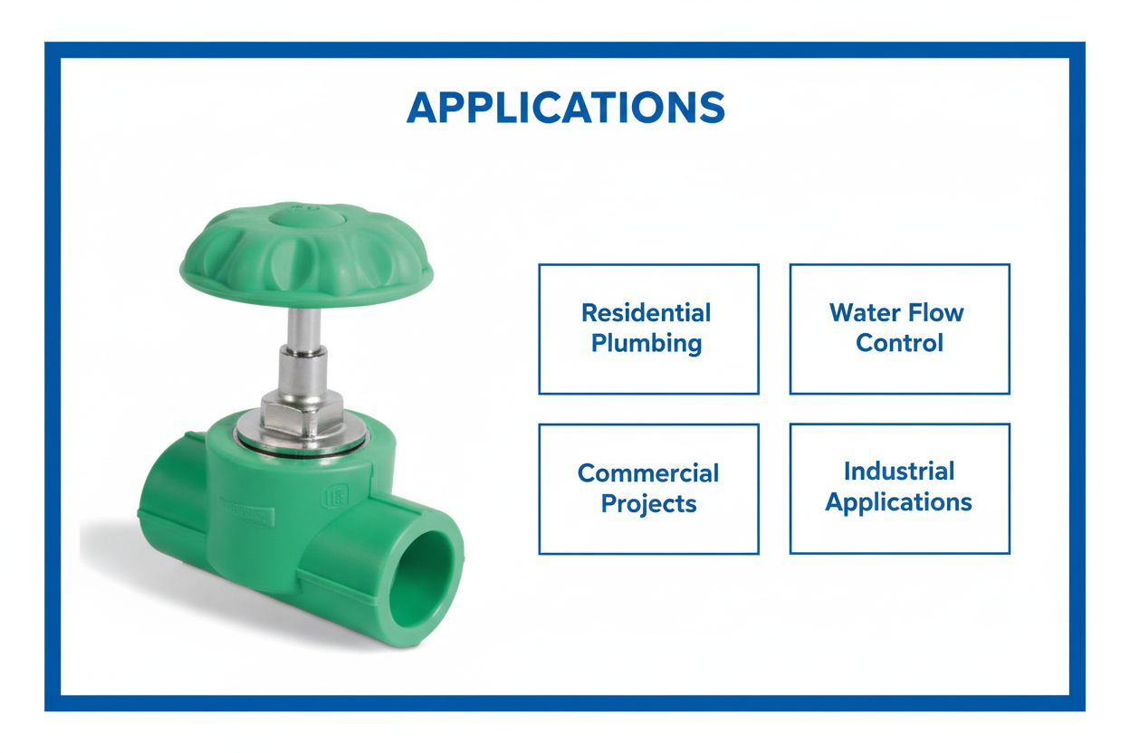 Globe Valve Applications - Residential, commercial, industrial, flow control