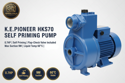 K.E.Pioneer HKS70 Self Priming Pump – Hero Banner A+ Image