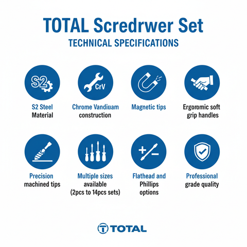 Total Screwdriver Set Technical Specifications
