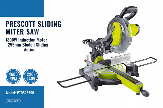 Prescott Sliding Miter Saw PT0825506 Hero Banner