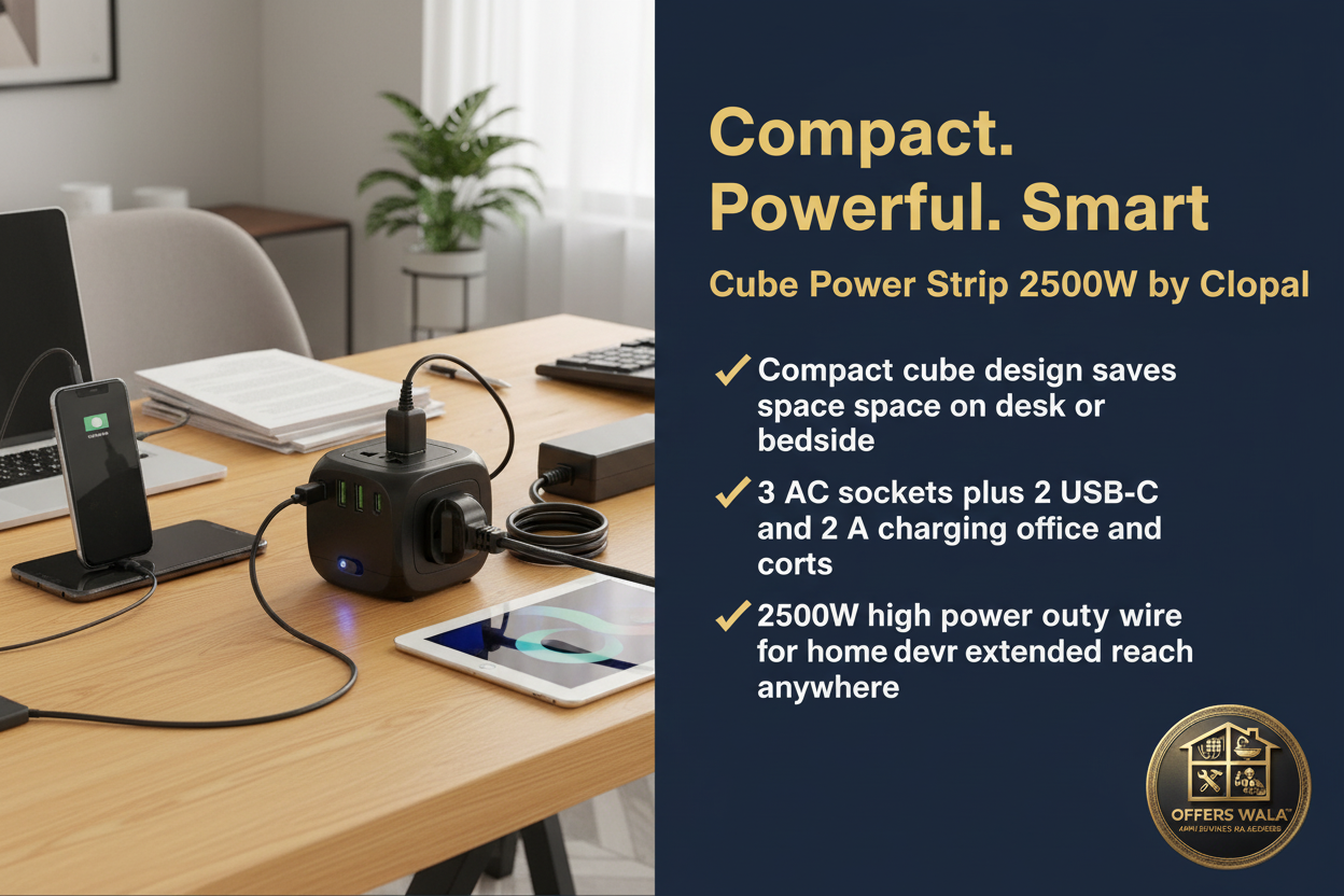 Cube Power Strip Lifestyle – A+ Lifestyle Panel