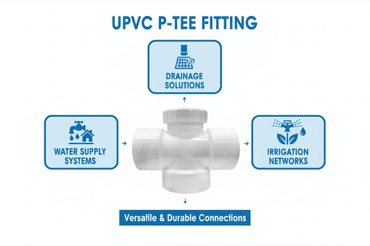 UPVC P-Tee Applications - Water Supply, Drainage, Irrigation Systems