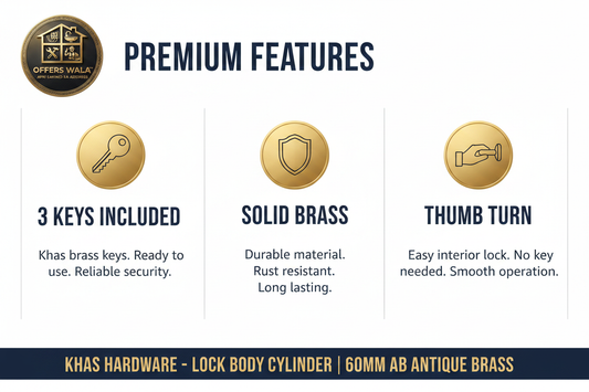 Khas Cylinder 60mm AB – Features Panel