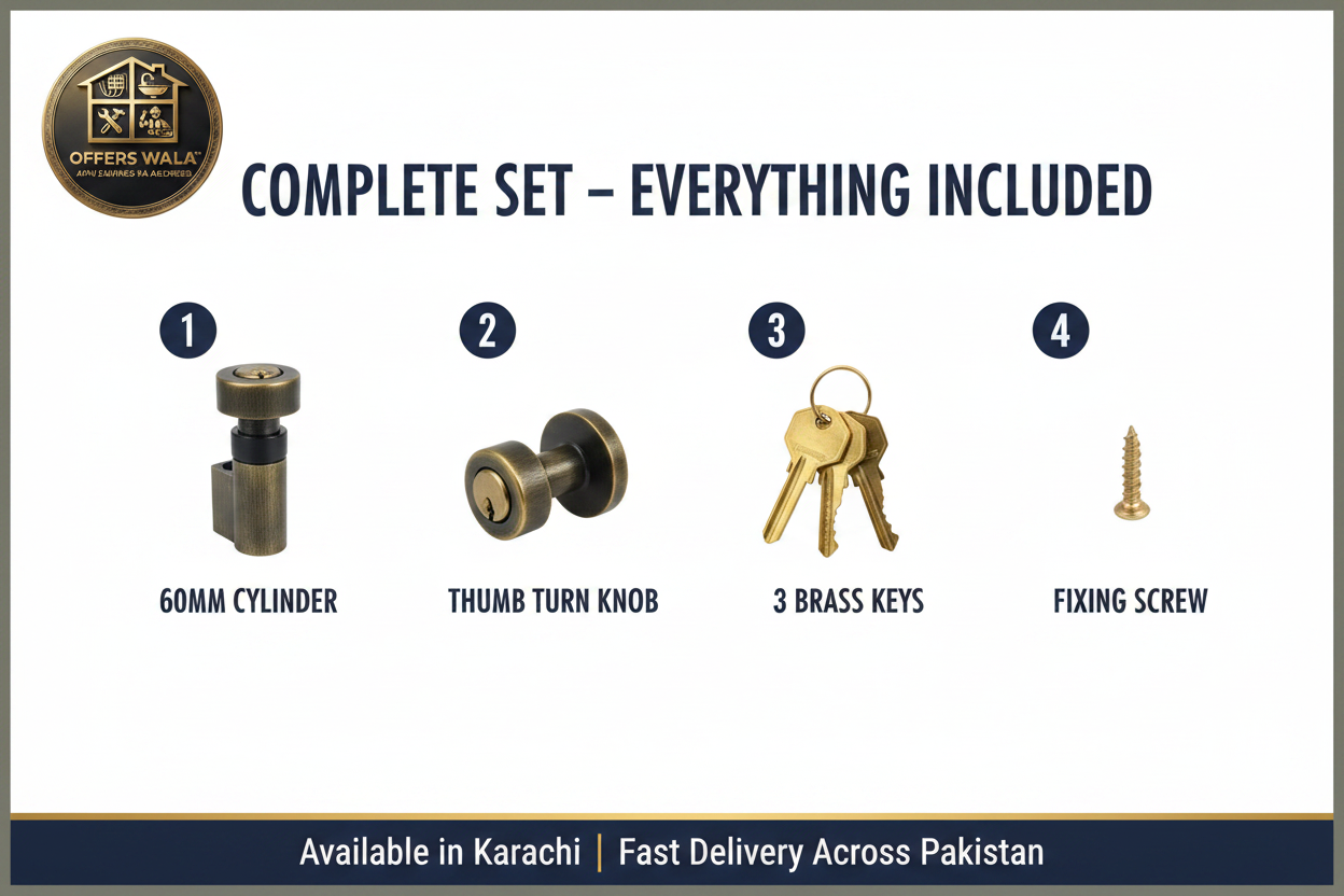 Khas Cylinder 60mm AB – Whats in the Box