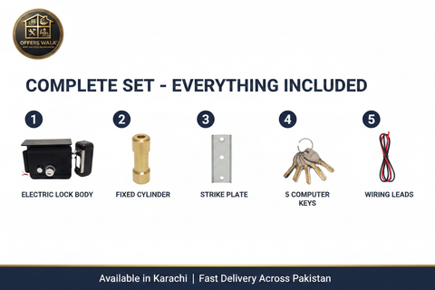 Khas Maximum Electric Lock – Whats in the Box