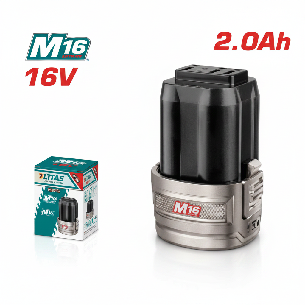 Cordless Battery Pack 16V TFBLI1620 – M16 2.0Ah Rechargeable Power Tool Battery available in Karachi