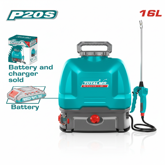 16L cordless battery backpack sprayer for sale in Karachi – rechargeable 20V agricultural and garden sprayer TSPLI2016