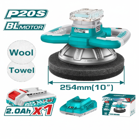 Cordless Car Polisher TOPLI2025481 – 20V Brushless Car Polisher for Sale in Karachi, Pakistan