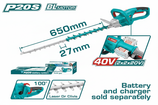 40V Brushless Cordless Hedge Trimmer THTLI40028 – Buy Online in Karachi, Pakistan | Best Price & Fast Delivery