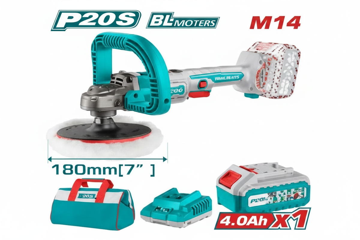 20V Brushless Car Polisher for sale in Karachi – cordless car detailing machine available at Offers Wala Pakistan