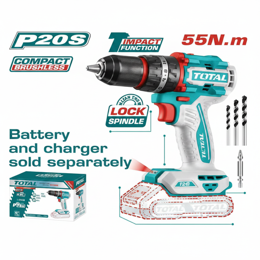 20V Brushless Cordless Impact Drill TIDLI205581 – Buy Online in Karachi | Offers Wala