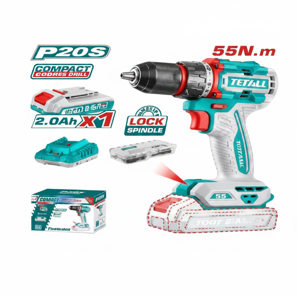 Compact Brushless Cordless Drill TDLI205582 – Buy Online in Karachi at Best Price