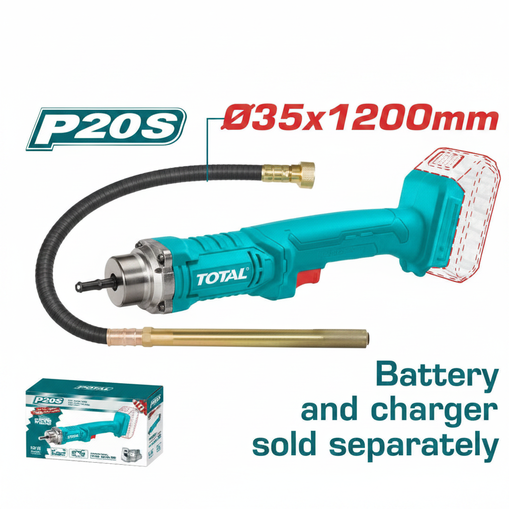 Cordless Concrete Vibrator TCVLI202301 – 20V 2300RPM – Buy in Karachi | Offers Wala