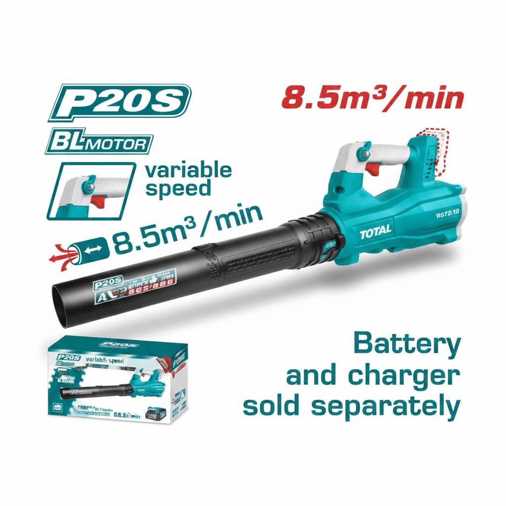TABLI20428 Brushless Cordless Blower 20V – Cordless Leaf Blower with High-Speed Airflow, Available with Karachi-Wide Delivery | Offers Wala