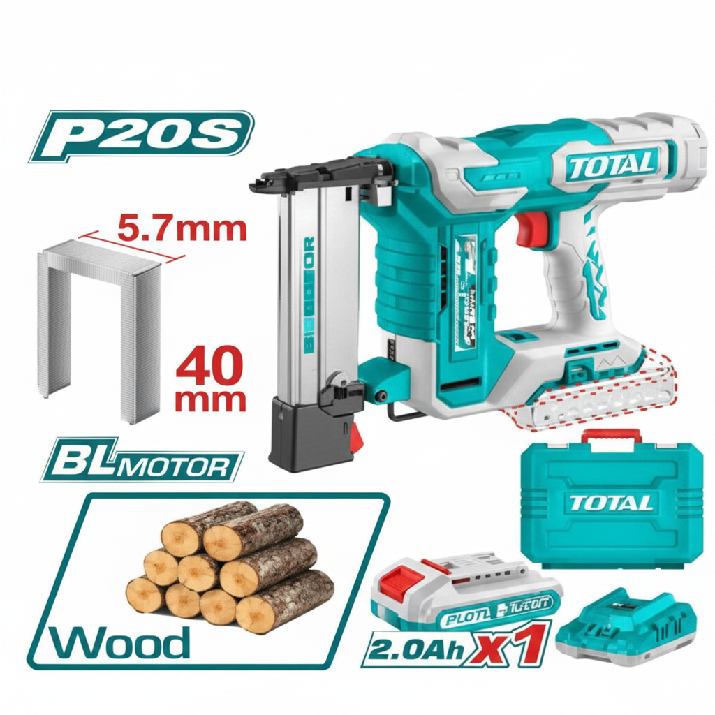 Cordless Crown Stapler Nailer TCSNLI6008 – Buy Online in Karachi at Best Price | Offers Wala
