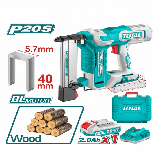 Cordless Crown Stapler Nailer TCSNLI6008 – Buy Online in Karachi at Best Price | Offers Wala