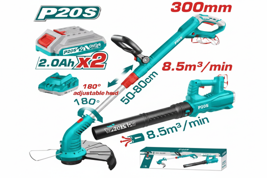 Total 20V Lithium-Ion Cordless Grass Trimmer and Blower Combo – Buy Online in Karachi at Best Price | Offers Wala