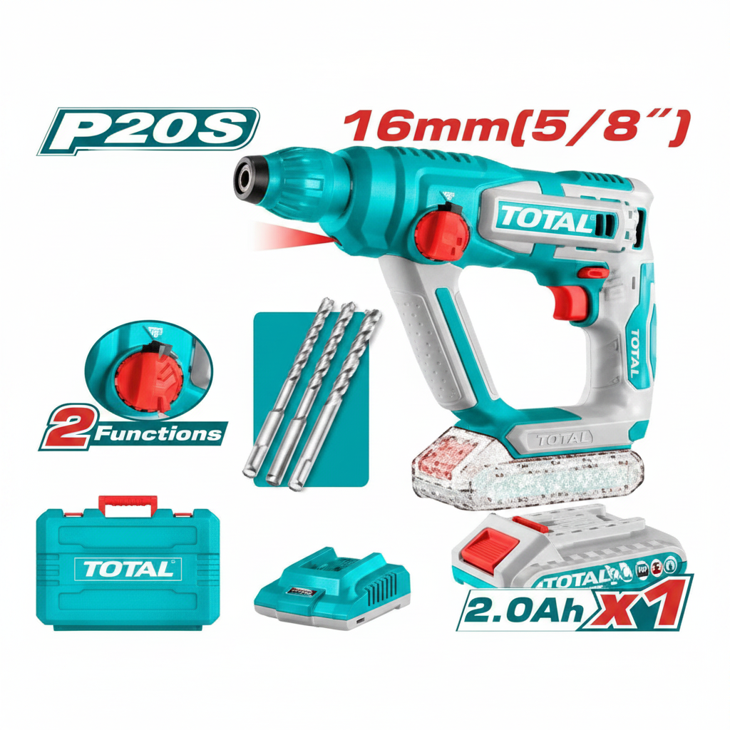 Cordless Rotary Hammer Drill TRHLI201681 – Buy Online in Karachi | Best Price at Offers Wala Pakistan