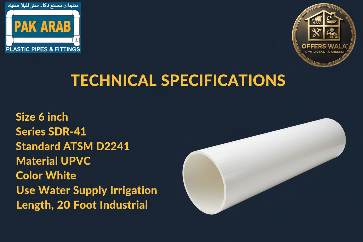 Pak Arab 6 inch SDR-41 Tech Specs