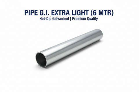 Pipe G.I. Extra Light 6 Mtr Banner