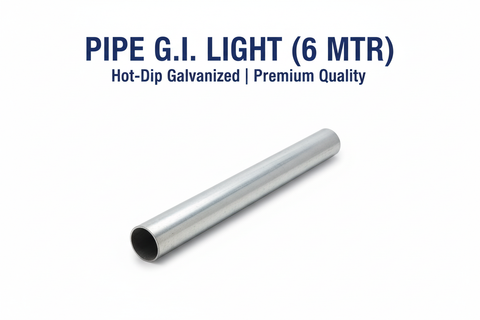 Pipe G.I. Light 6 Mtr Banner - Rotated
