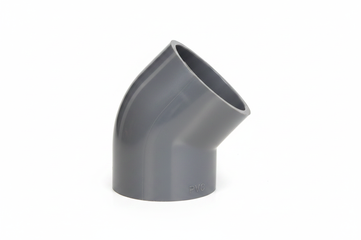 45° Elbow PVC Pipe Fitting – Available in 1/2" to 12" Sizes | Buy in Karachi