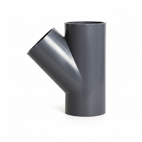 Heavy Duty PVC Y-Junction Pipe Fitting – Industrial Pipe Clamp 2 to 6 Inch | Karachi