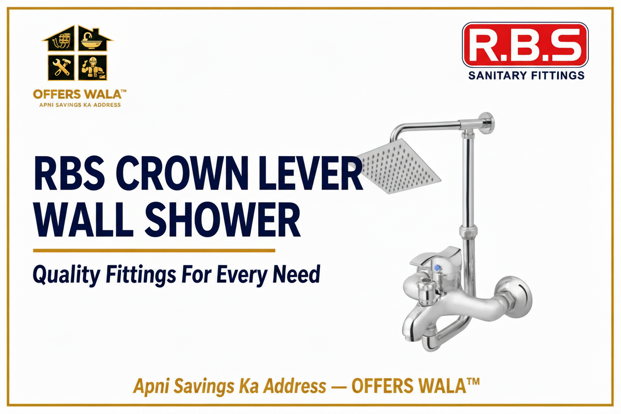 RBS Crown Lever Wall Shower banner