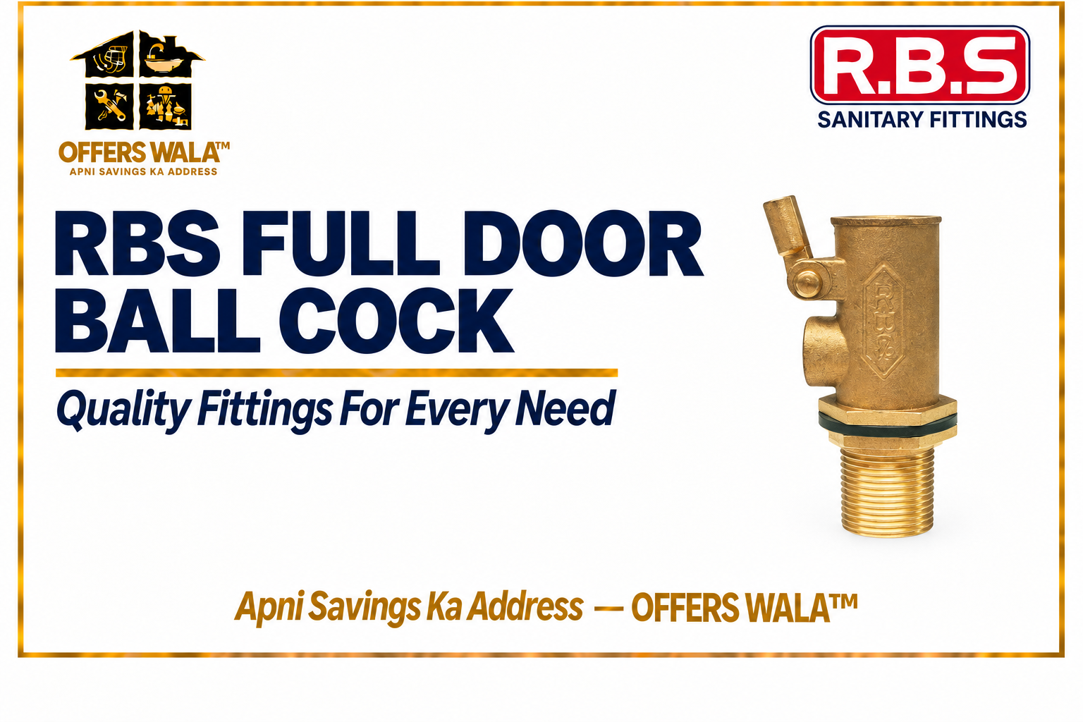 RBS Full Door Ball Cock banner